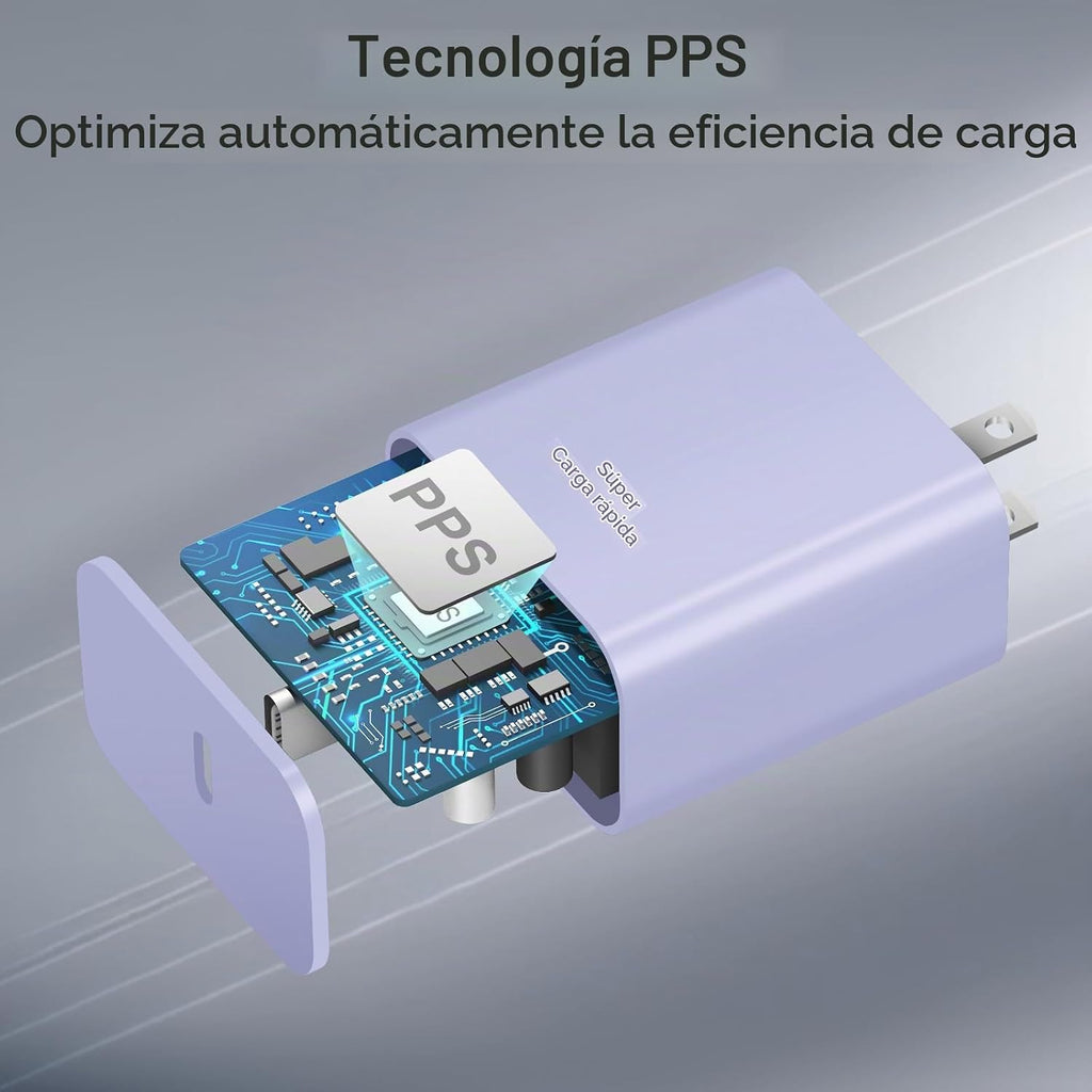 Cargador USB C tipo C cargador de carga rápida 10FT 45W Samsung