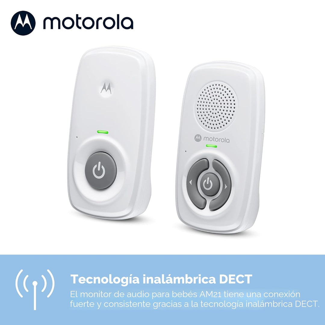 Motorola Nursery Solo audio para monitor de bebé, sin WiFi, AM21 de...