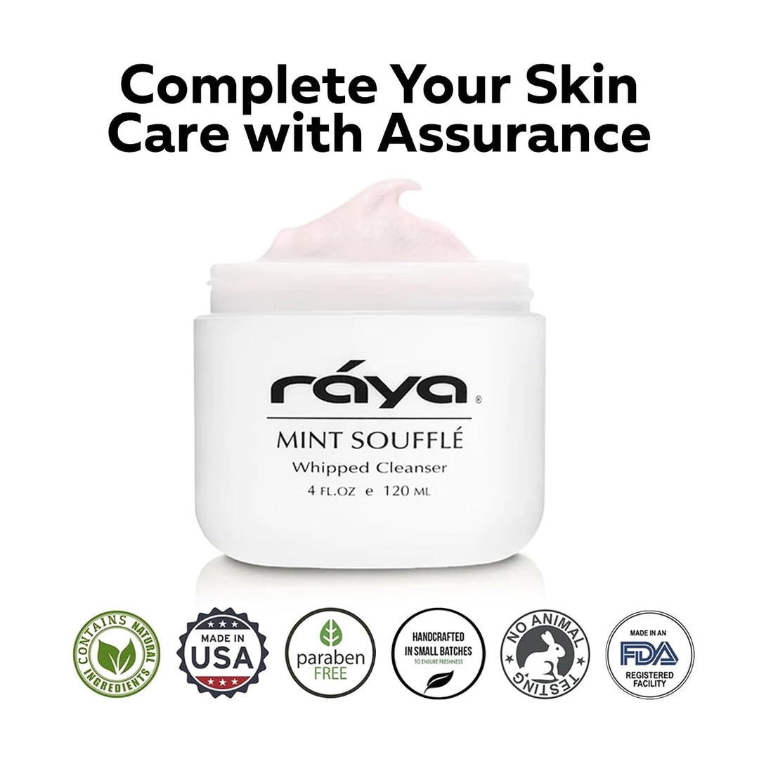 Raya Mint Soufflé Limpiador facial (102) - Lavado facial para piele...