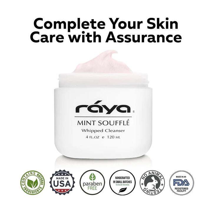 Raya Mint Soufflé Limpiador facial (102) - Lavado facial para piele...