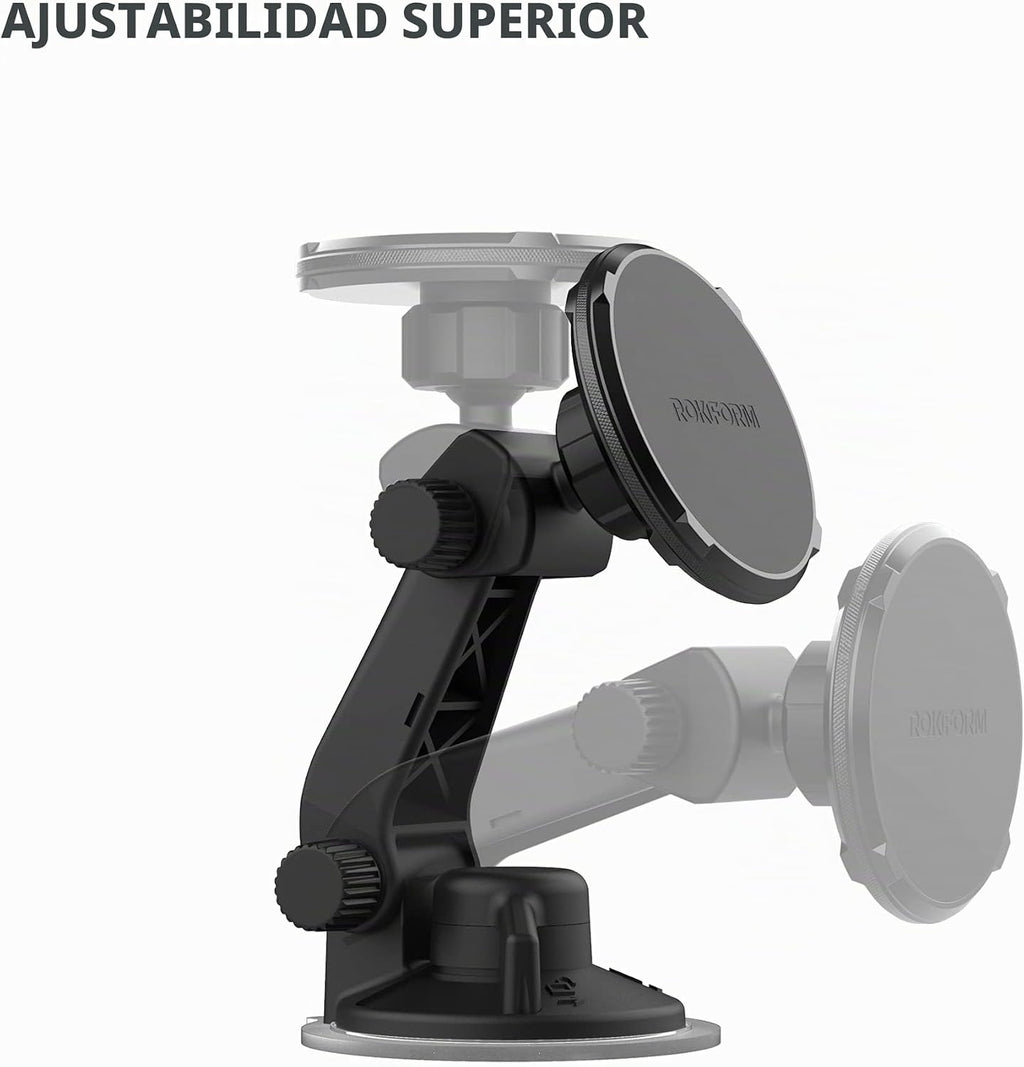 ROKFORM - Soporte magnético ajustable para el parabrisas, compatible con