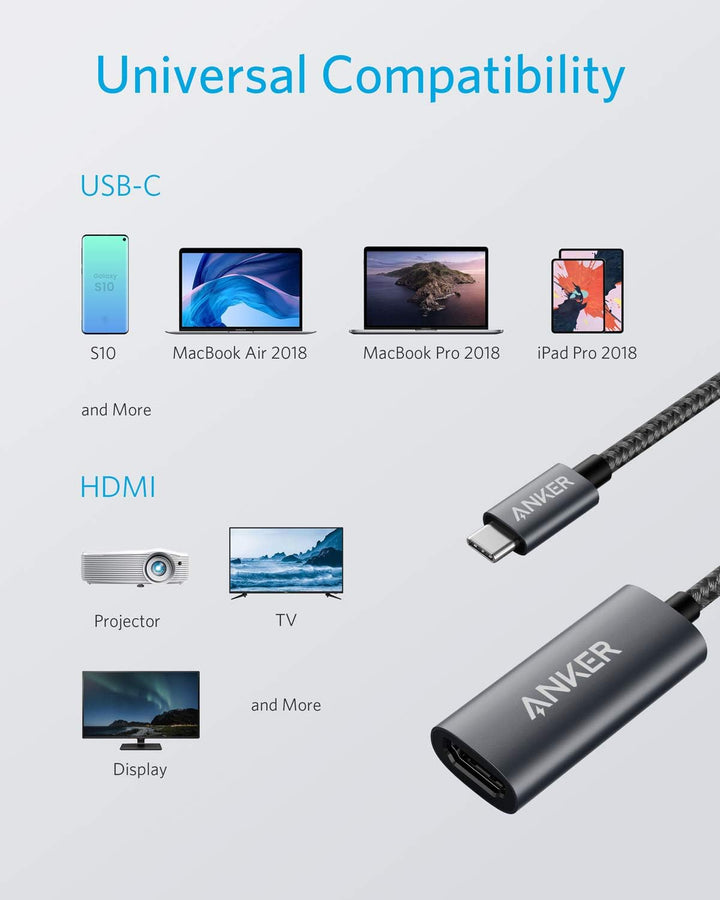 Anker Adaptador USB C a HDMI Adaptador 310 USB-C para