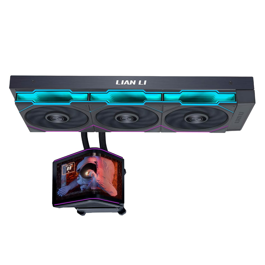 Lian Li Hydroshift II OLED Curvo 360TL-Enfriador de CPU líquido-Neg...