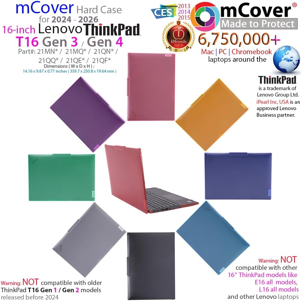 mCover Funda solo compatible con computadoras portátiles Windows 20...