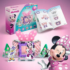 Tytan Juego Oficial de Fichas Magnéticas de Personajes de Disney Junior Minnie Mouse – Juguete de Construcción STEAM de 21 Piezas con Calcomanías Reutilizables y Manual de Instrucciones – Juguete