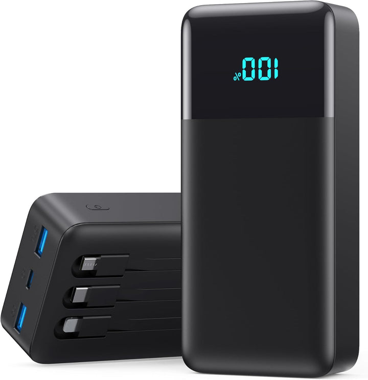 Cargador Portátil 50800mAh Banco de Energía con 3 Cables Incorporad...