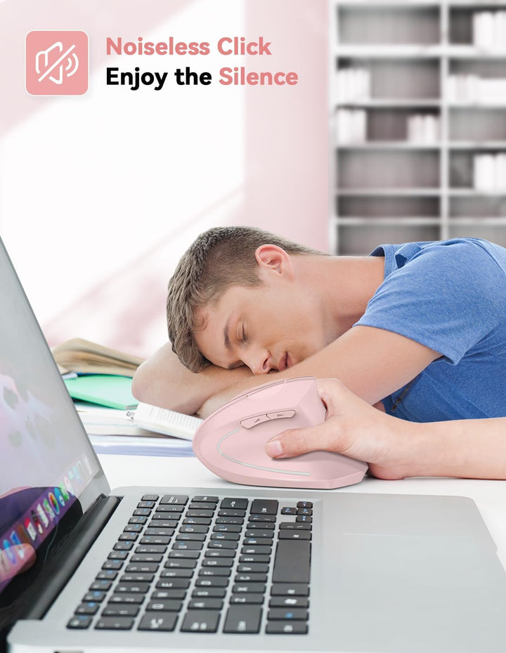 TECKNET ratón inalámbrico vertical ergonómico 2.4G - ratones óptico...