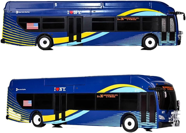 Iconic Replicas Banco de autobuses de tránsito NFI