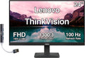 Lenovo ThinkVision Monitor FHD IPS de 24" con frecuencia de act...