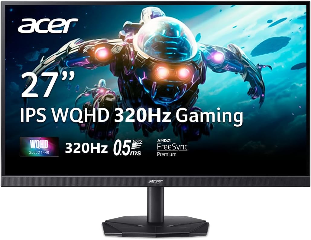 Acer Nitro Monitor de juegos de 27\u201D | WQHD 2560 x 1440 | IPS |...