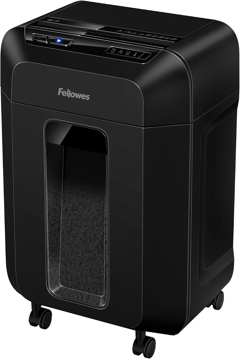 Fellowes AutoMax 100MA - Trituradora de papel 2 en 1 de microcorte de 100 hojas para oficina/oficina pequeña
