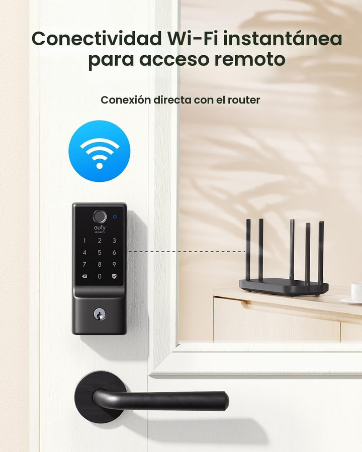 eufy Security Smart Lock C220, cerradura de puerta de entrada sin l...