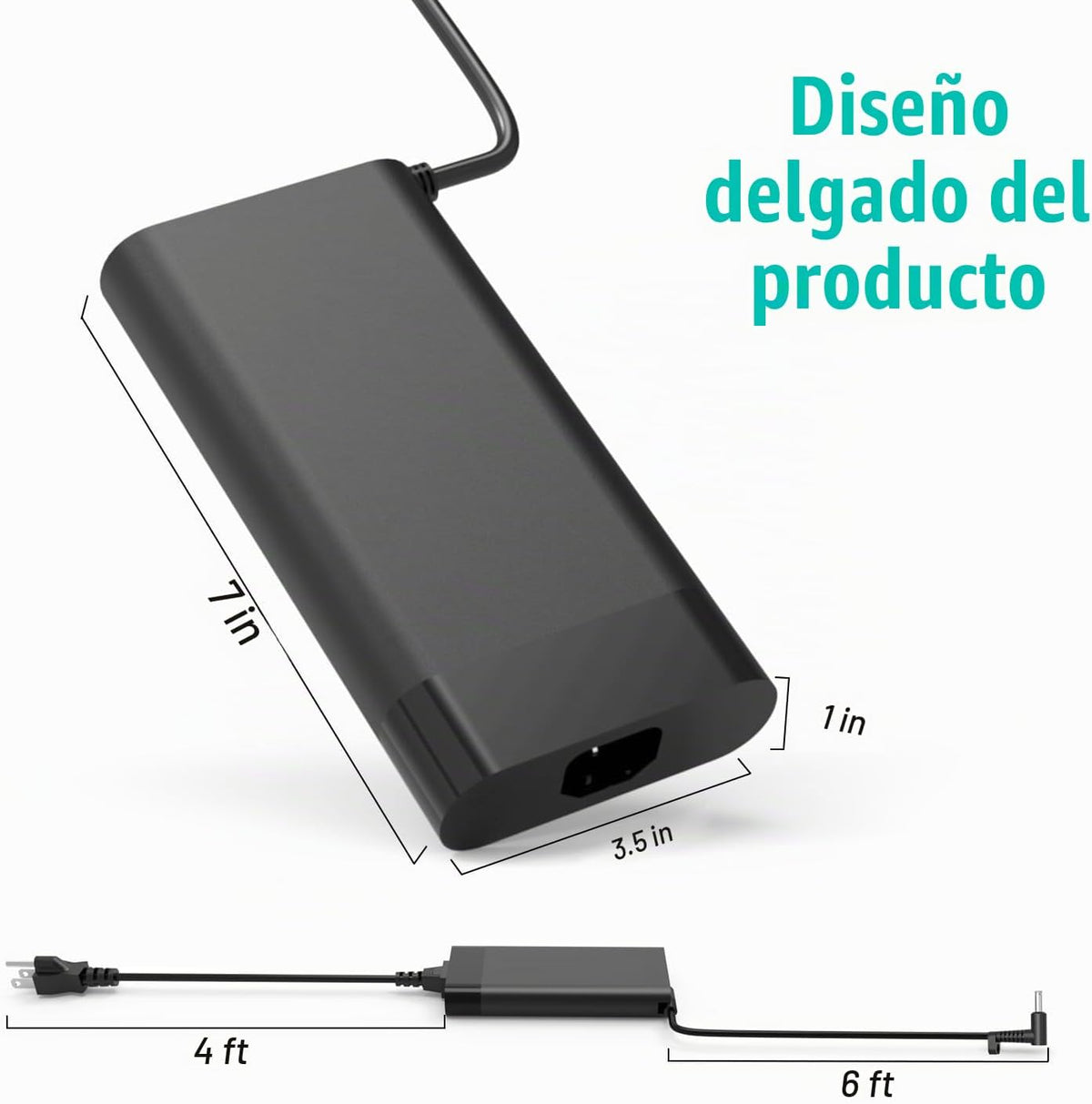 Adaptador de cargador de CA de 280 W 20 V 14 A para HP OMEN Gaming Laptop TPN-LA27 TPN-CA26 A280A011P PA-1281-08HT M94073-001 M94073-002 M95376-001 HP ZBook Fury G9 Fuente de alimentación para portátil Cordón