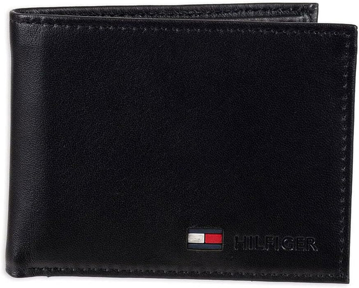 Tommy Hilfiger Cartera Passcase para hombre con ventana de identifi...