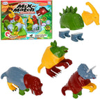 Juego de juguetes magnéticos para mezclar o combinar dinosaurios