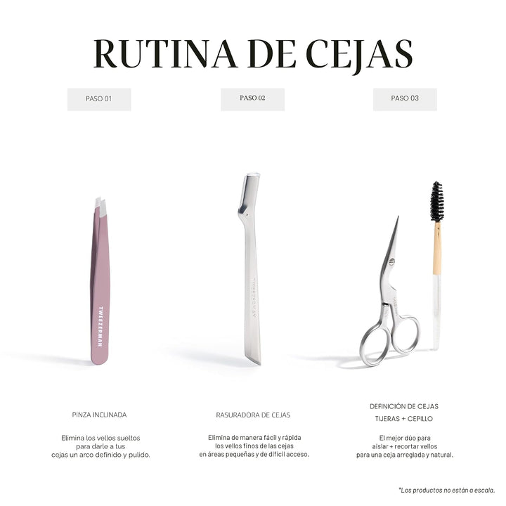 Tweezerman Pinzas Inclinadas Glicina Púrpura