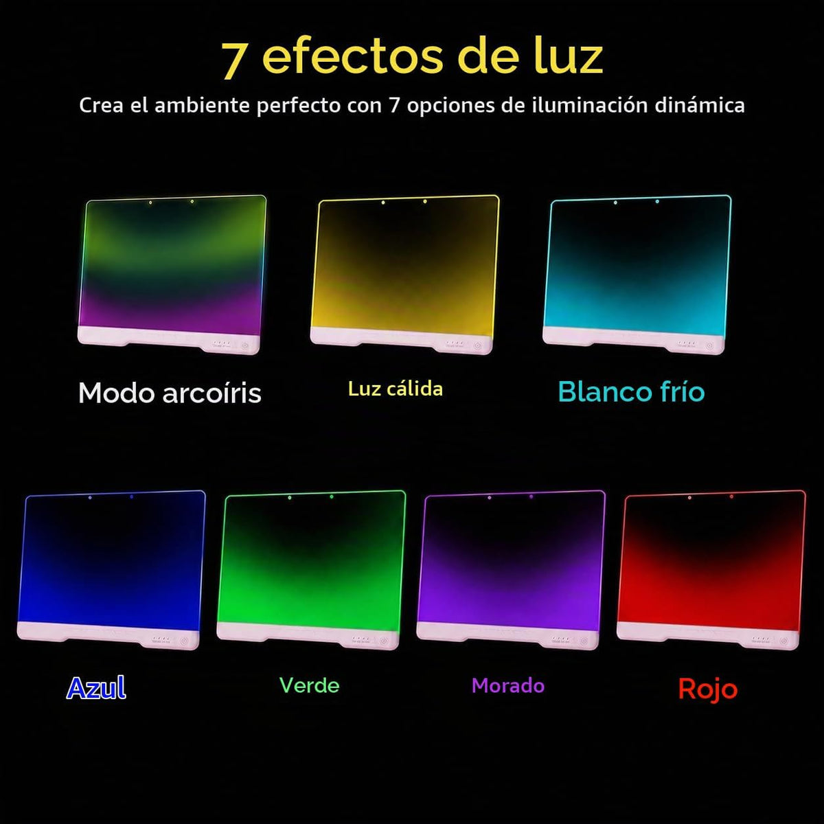 Tablero de dibujo LED de 17 pulgadas para niños, regalo de cumpleaños para