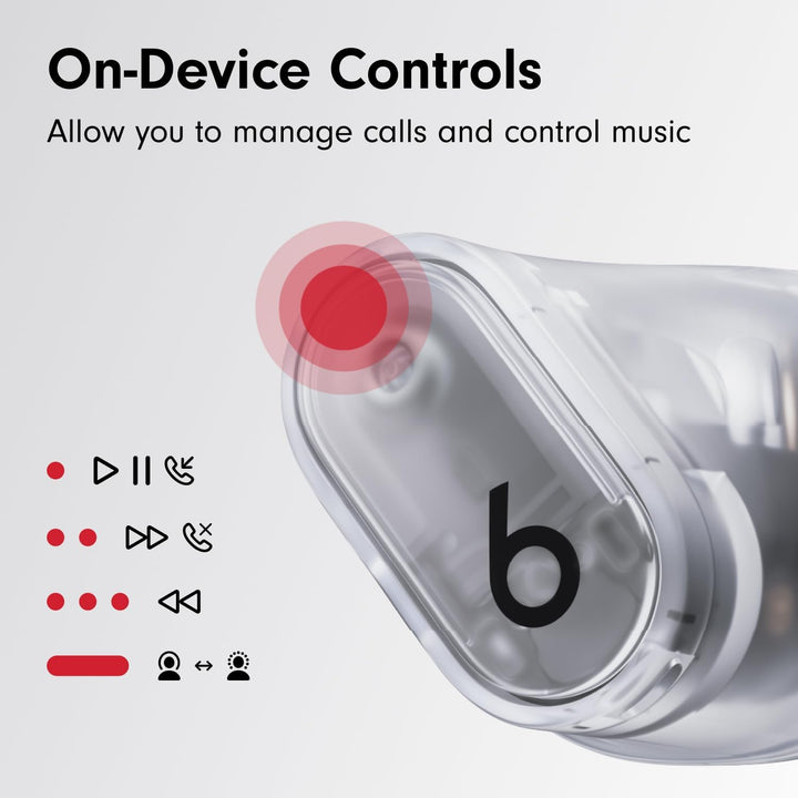 Beats Studio Buds + - Transparente con AppleCare+ (2 años)