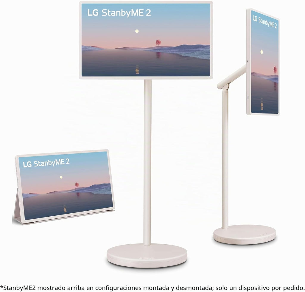 LG Televisor portátil con pantalla táctil StanbyME 2 de 27 pulgadas con