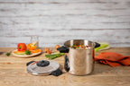 Kuhn Rikon Duromatic Classic NEO - Olla a presión con mango lateral de 7 L, hecha en Suiza, ultrarrápida y eficiente energéticamente, base súper térmica gruesa, segura y duradera