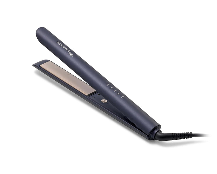 Bio Ionic GoldPro Hair Straightener, Blue, Moisturizing Heat Techno...