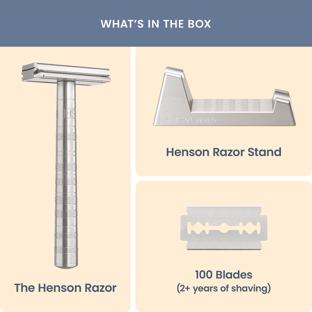 Set de afeitado Henson AL13 \u2013 Incluye maquinilla de afeitar de...
