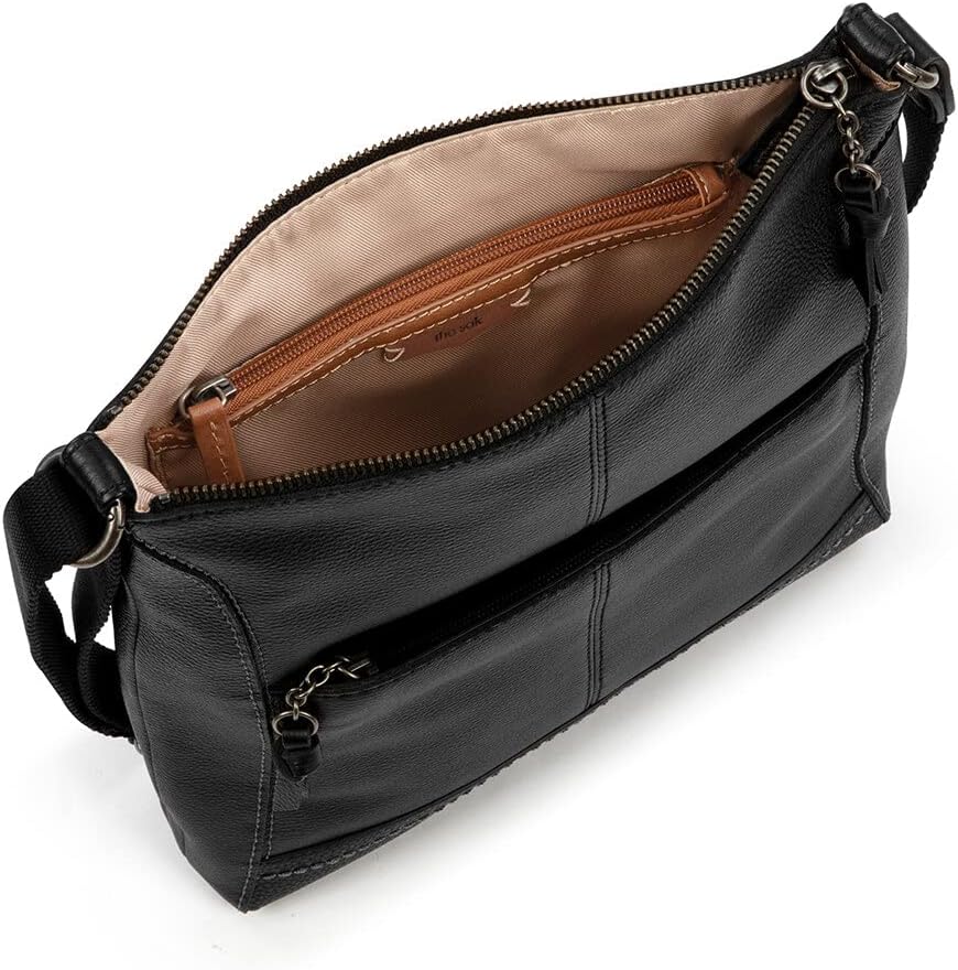 The Sak Lucia - Bolso bandolera de piel convertible con correa ajustable