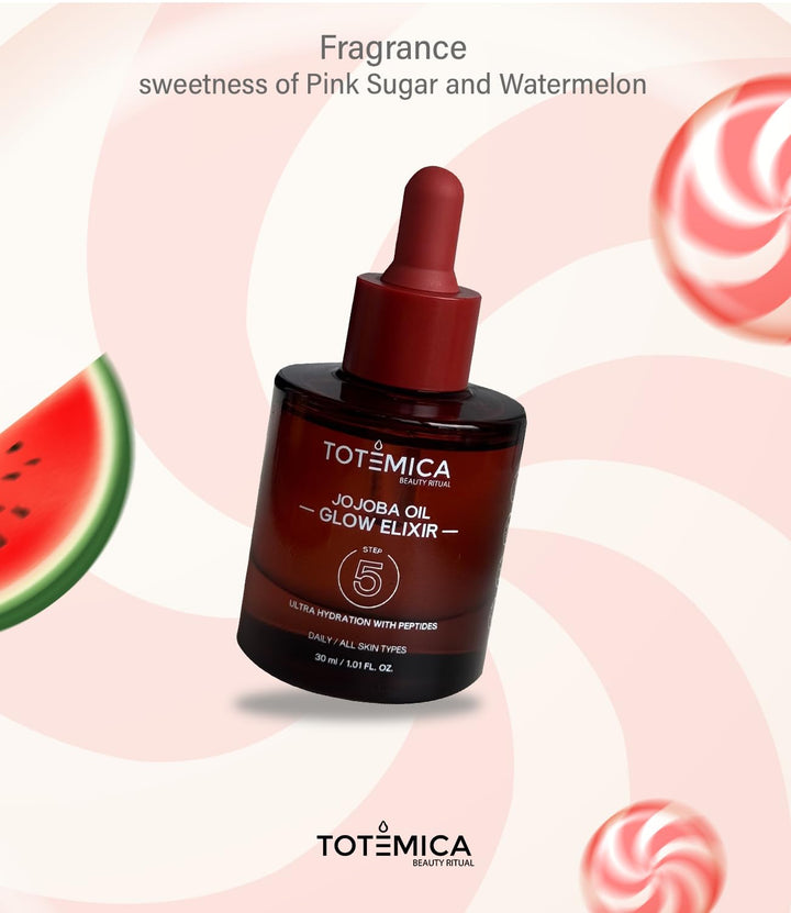 TOTEMICA Aceite de jojoba orgánico Glow Elixir \u2013 Aceite facial...