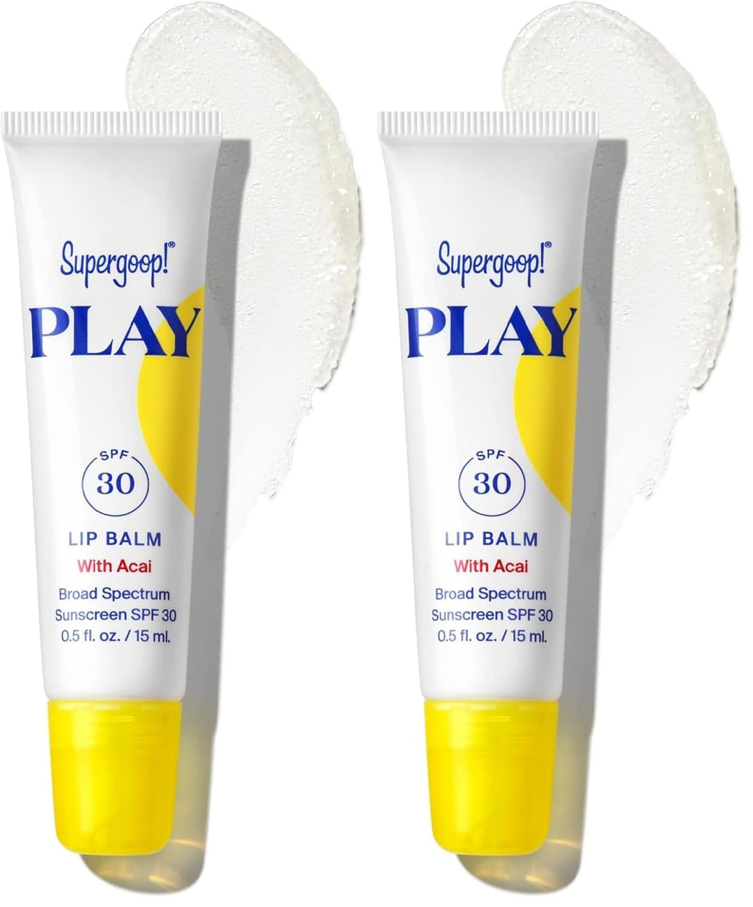 Supergoop! PLAY - Bálsamo labial SPF 30, bálsamo labial SPF de ampl...