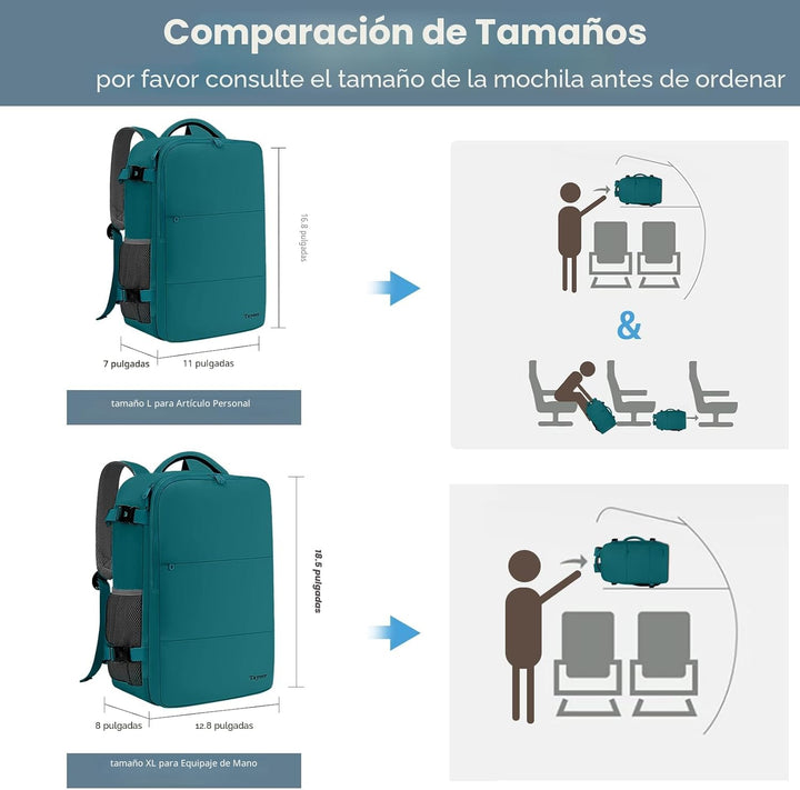 Taygeer Mochila de transporte para hombres y mujeres, mochila para...