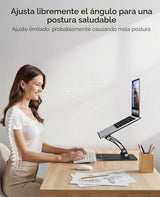 Nulaxy Soporte para portátil totalmente ajustable para escritorio,...