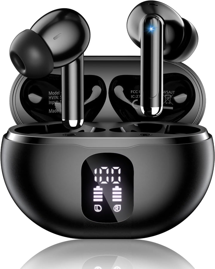 Auriculares inalámbricos, auriculares Bluetooth 5.4 con 50 horas de...