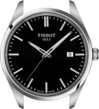 Tissot PR 100, cuarzo suizo, 1.575 en, esfera negra, reloj para hombre