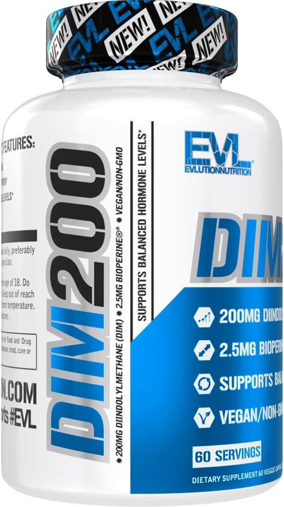 EVL - Suplemento de diindolilmetano para hombres, DIM avanzado de 2...