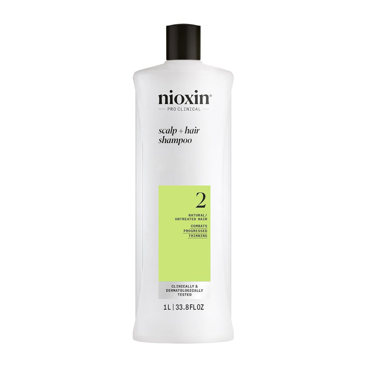 Nioxin System 2 Scalp + Hair Thickening Shampoo for Natural Hair wi...