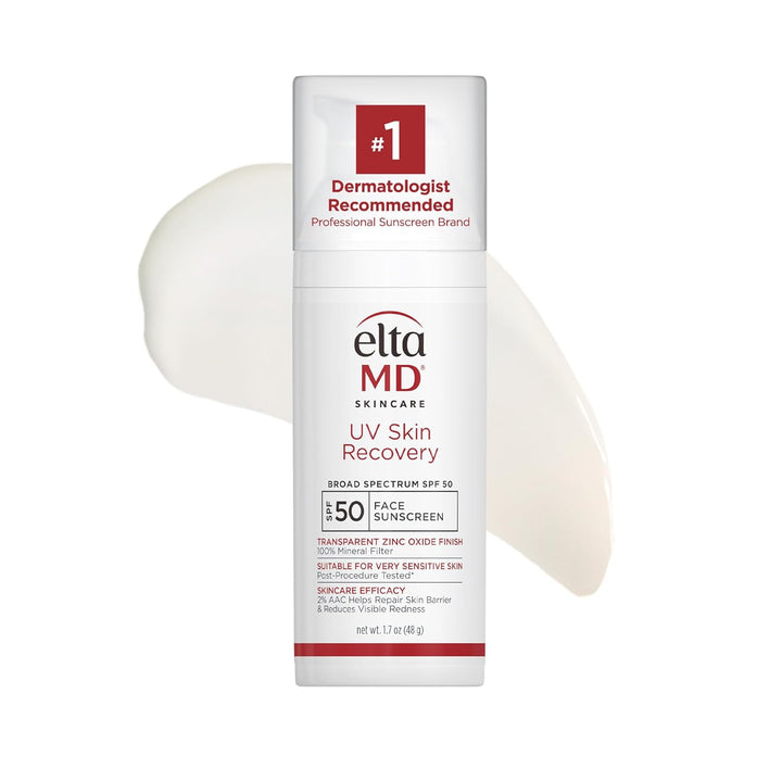 EltaMD Protector solar facial UV para recuperación de la piel con ó...