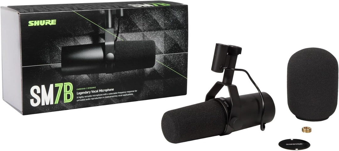Shure SM7B Micrófono dinámico vocal \u2013 Micrófono de estudio XLR...