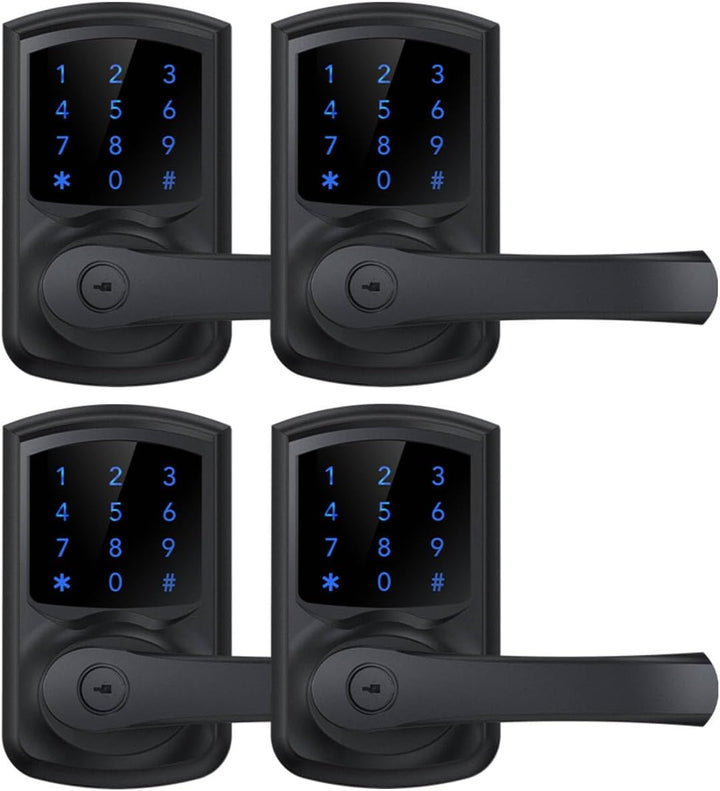 HIDALIFE Cerradura de Puerta de Entrada sin Llave con Teclado y Man...