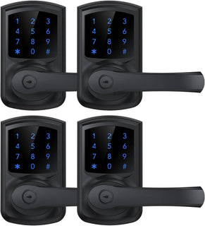 HIDALIFE Cerradura de Puerta de Entrada sin Llave con Teclado y Man...