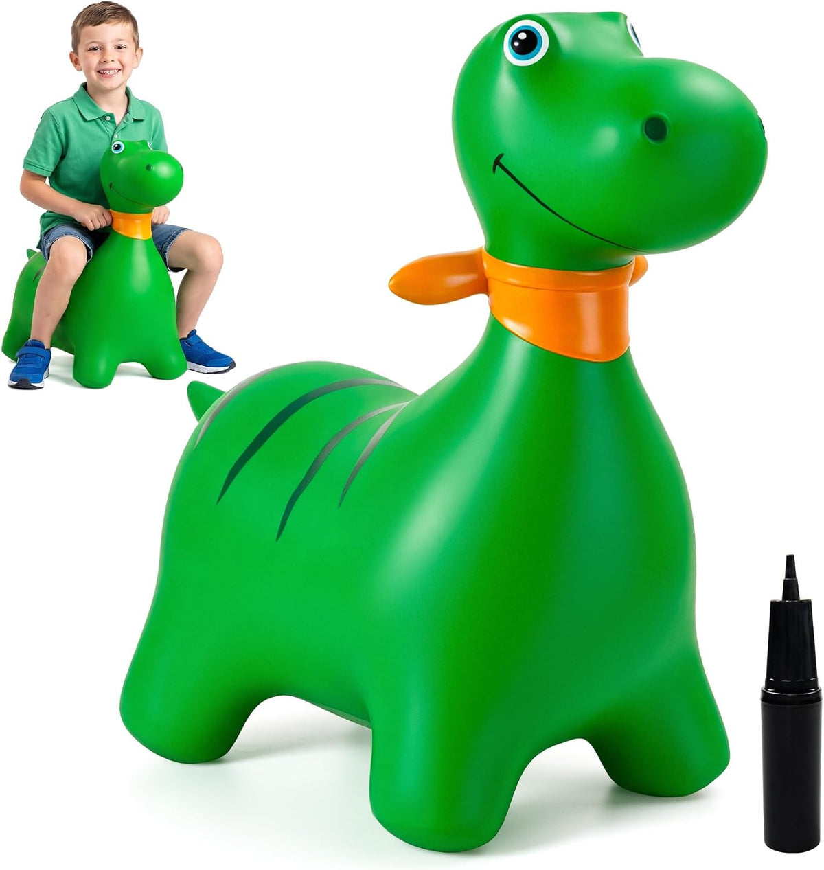 Dino Bouncy Animal Hopper | Bounce Ride-en Horse para Toddlers 18M+