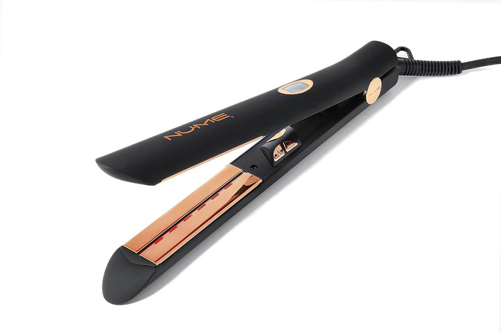NuMe Style Setter - Plancha plana de titanio, planchas flotantes de...