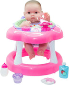 Lots to Love Babies JC Toys - Muñeca y andadera de 14”