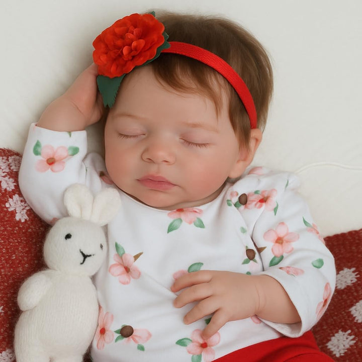 SCOM Muñeca realista de bebé Reborn de 20 pulgadas, niña dormida re...
