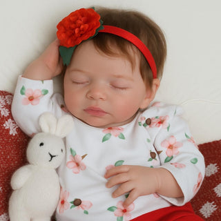 SCOM Muñeca realista de bebé Reborn de 20 pulgadas, niña dormida re...