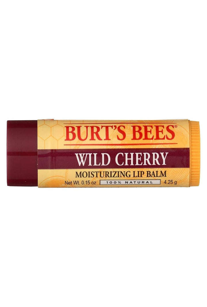 Burt's Bees Bálsamo labial, cereza silvestre, 0.15 onzas cada u...