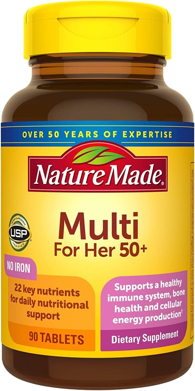 Nature Made Multi para Ella 50+ Tabletas de Vitaminas\/Minerales 90...