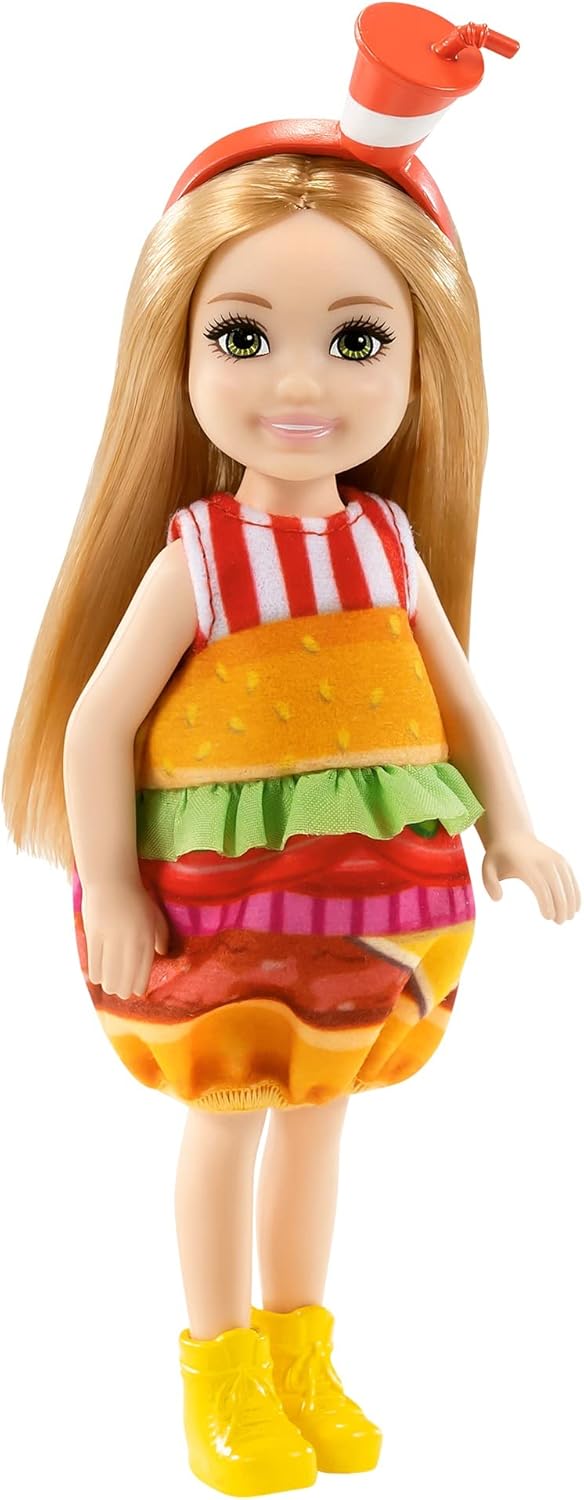 Barbie Club Chelsea Muñeca de Vestir (6 pulgadas, rubia) con disfra...