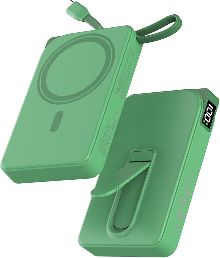 para cargador portátil Magsafe, banco de energía magnético 3 en 1 c...