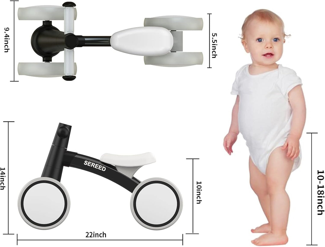 SEREED - Bicicleta de equilibrio para bebés de 1 año, niños