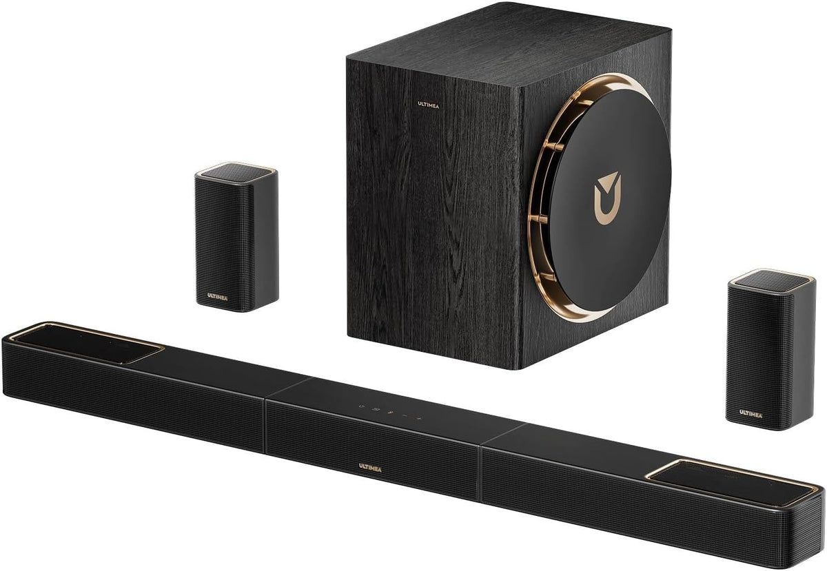 ULTIMEA Skywave X50 5.1.4ch Sistema de sonido envolvente inalámbrado para TV, barra de sonido